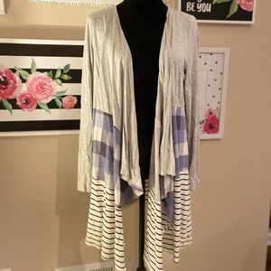Pattern Block Cardigan